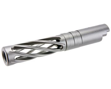 Dr. Black Hi-Capa 4.3 GBB Outer Barrel (Type-Dinging, 6063 Aluminum, Grey) 0