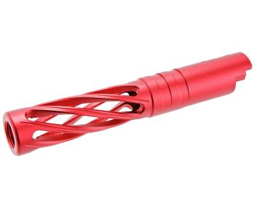 Dr. Black Hi-Capa 4.3 GBB Outer Barrel (Type-Dinging, 6063 Aluminum, Red) 0