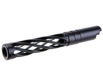 Dr.Black Hi-Capa 5.1 GBB Outer Barrel (Type-Dinging, 6063 Aluminum, Black) 0
