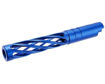 Dr. Black Hi-Capa 5.1 GBB Outer Barrel (Type-Dinging, 6063 Aluminum, Blue) 0