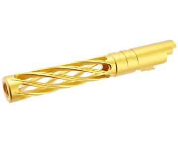 Dr.Black Hi-Capa 5.1 GBB Outer Barrel (Type-Dinging, 6063 Aluminum, Gold) 0