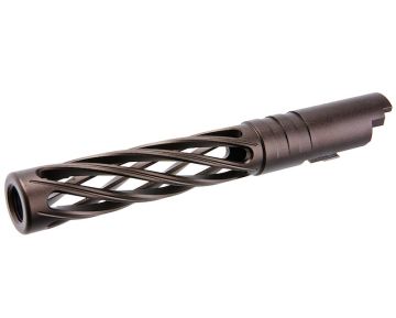 Dr. Black Hi-Capa 5.1 GBB Outer Barrel (Type-Dinging, 6063 Aluminum, Tan) 0