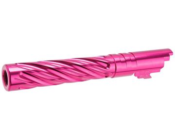 Dr. Black Hi-Capa 5.1 GBB Outer Barrel (Type -Spiral Storm,  6063 Aluminum, Magenta) 0