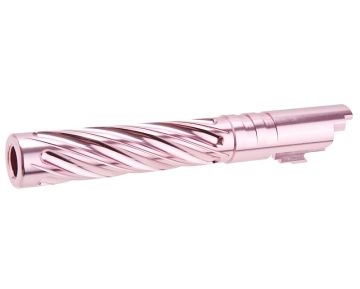 Dr. Black Hi-Capa 5.1 GBB Outer Barrel (Type -Spiral Storm,  6063 Aluminum, Pink) 0
