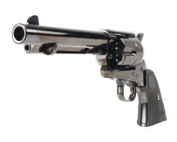 Tanaka Colt S.A.A.45 5.5 Inch Artillery 2nd Gen Steel Finish Gas Revolver - Black 0