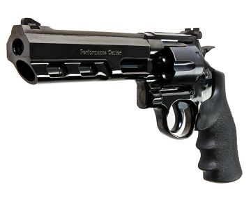 Tanaka S&W M29 Performance Center PC 6 Inch Target Hunter Steel Finish Ver.3 Gas Revolver - Black 0