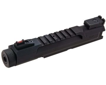 TTI Airsoft Action Army AAP 01 GBB Mini Mamba CN Upper Receiver Kit with TDC Hop Up - Black 0