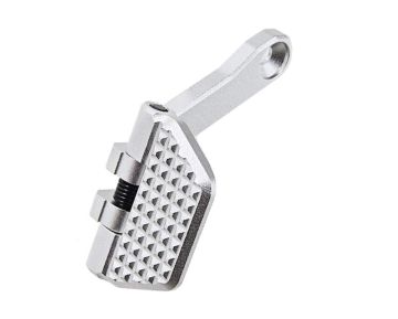TTI Airsoft Action Army AAP 01 Folding Thumb Rest - Right Side for Left Handed - Silver 0