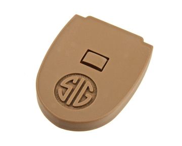 SIG Sauer M17 / M18 P320 GBB Airsoft Gas Magazine Plate - FDE (Parts # 01-14) (by SIG AIR & VFC) 0