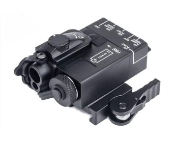 WADSN DBAL- Mini Aiming Devices (Red & Green Laser) (Aluminum - Black) 0