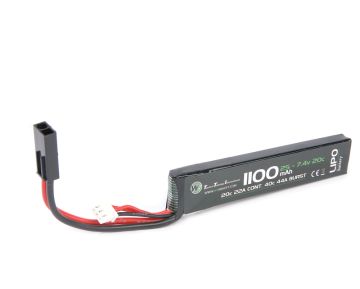 WE Lipo Battery 7.4v 1100mAh (20C) Stick Type 0
