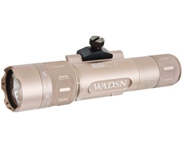 WADSN WMX200 Flashlight / Weapon Light with Switch & Rotational Fold Mount - DE 0