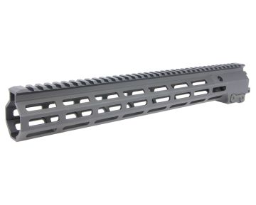 Z-Parts MK16 Rail (Aluminum, 15 inch with Barrel Nut) for GHK M4 GBBR Airsoft - Black 0