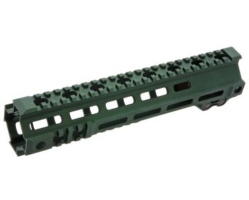 Z-Parts MK4 Rail (Aluminum, 10 inch with Barrel Nut) for GHK M4 GBBR Airsoft - OD Green 0