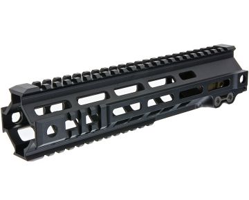 Z-Parts MK4 Rail (Aluminum, 10 inch with Barrel Nut) for Tokyo Marui M4 MWS GBBR Airsoft - Black 0