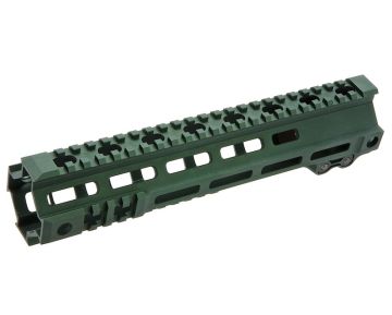 Z-Parts MK4 Rail (Aluminum, 10 inch with Barrel Nut) for VFC M4 GBBR Airsoft - OD Green 0