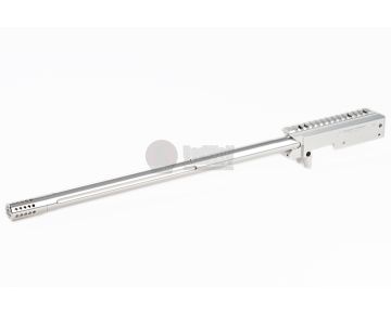 A Plus Airsoft X-RING Full CNC Chassis Conversion Kit for KJ 10/22 Gas Rifle - Anodized Brushed Silver
