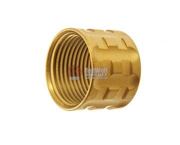 5KU Thread Barrel Protector (TP-Pro Knurled) - 14mm CCW (Gold) 1