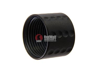 5KU Threaded Barrel Protectro (Spots Knurled) - 14mm CCW (Black)