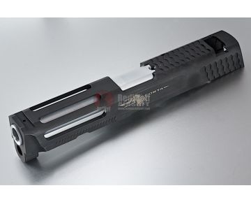 Airsoft Surgeon Cybergun M&P9 Gen 1 GBB Airsoft Full Size Chris Costa Steel Custom Slide 4.25 inch 1