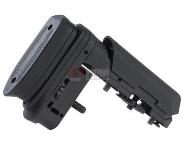 ARES Amoeba Striker Airsoft Tactical Advanced Butt Pad with Cheek Pad - Black 1