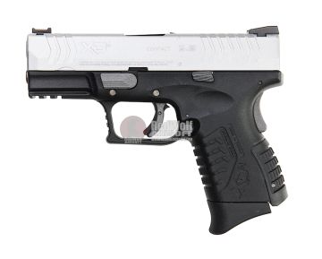 WE XDM 3.8 Compact Green Gas Airsoft Pistol (Licensed by Springfield Armory) - Silver 1
