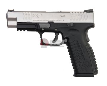 WE XDM 4.5 inch Green Gas Airsoft Pistol (Licensed by Springfield Armory) - Silver 1