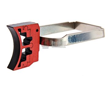 AW Custom Hi Capa Trigger Kit #1 for Tokyo Marui/WE/AW Hi Capa GBB Series (Curved Trigger) - Red