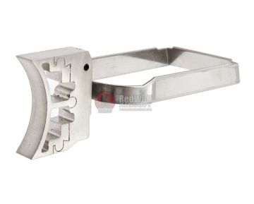 AW Custom Hi Capa Trigger Kit #1 for Tokyo Marui/WE/AW Hi Capa GBB Series (Curved Trigger) - Silver