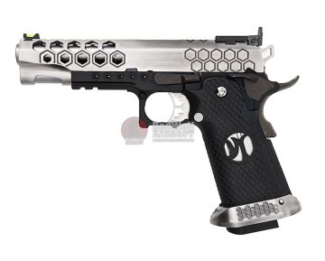 AW Custom HX25 Hi Capa Airsoft GBB Pistol - Silver 1