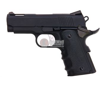 AW Custom NE10 1911 Officer Size GBB Airsoft Pistol - Black 1