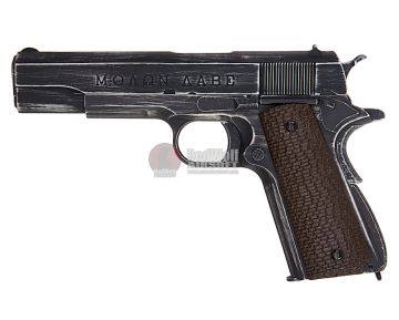 AW Custom NE20 1911 'Molon Labe' GBB Airsoft Pistol - Brown Grip 1