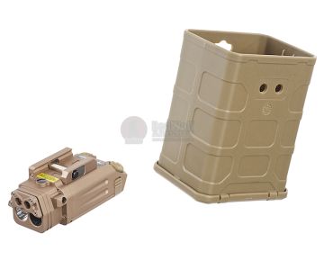 Blackcat Airsoft Tactical Flashlight for 20mm Rail - Tan