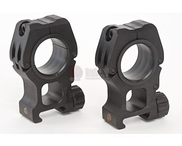 Blackcat Airsoft M10 Scope Mount Ring Pair - Black