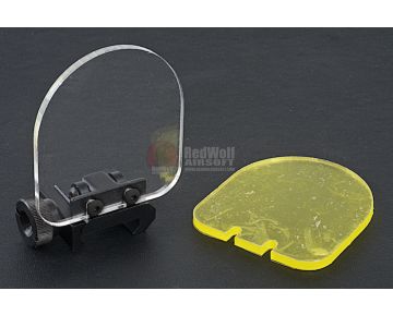 Blackcat Airsoft Folding Scope Protector (Round Type) - Black