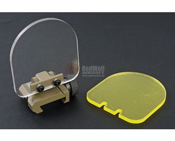 Blackcat Airsoft Folding Scope Protector (Round Type) - TAN