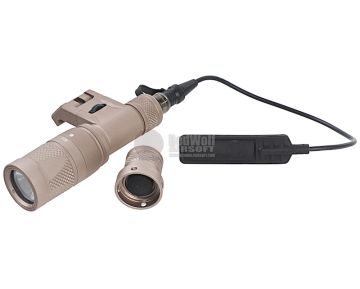 Blackcat Airsoft M300 Flashlight with Tactical IMF Mount - Tan