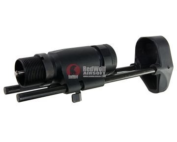 Blackcat Airsoft Retractable Stock for M4 GBB Series - Black