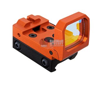 Blackcat Airsoft Folding Red Dot Sight - Orange
