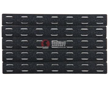 PTS BCM M-Lok Rail Panel Kit (5.5 inc / 5 Pack) - Black