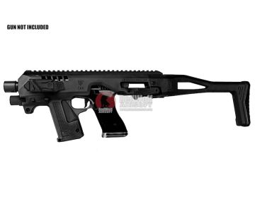 CAA Airsoft Division MICRO RONI G5 Pistol - Carbine Conversion for Glock Series - BK 1