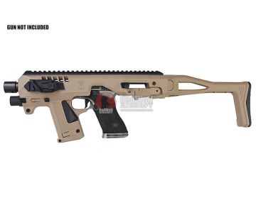 CAA Airsoft Division MICRO RONI G5 Pistol - Carbine Conversion for Glock Series - DE 1