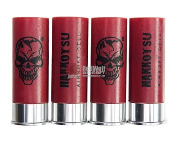 APS Co2 SMART Shotgun Shells for CAM870 Shell Ejecting Airsoft Shotguns (4pcs / Pack) - Red 1