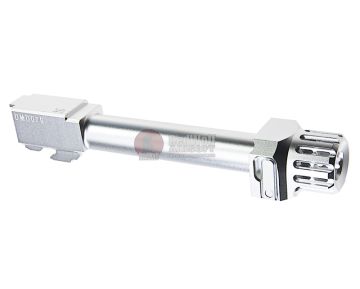 COWCOW Technology Fast Lock Compensator & Barrel Set for Tokyo Marui G Series GBB Pistol - Silver