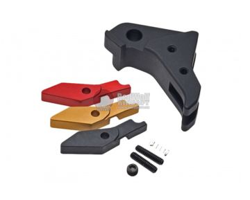 COWCOW Technology Tactical G Trigger for all Tokyo Marui G Series GBB Airsoft Pistol (CNC Aluminum) - Black