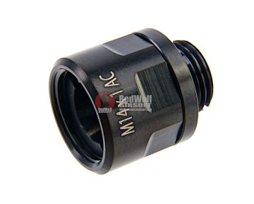COWCOW Technology A01 Stainless Steel Silencer Adapter (11mm CW to 14mm CCW) - Black 1