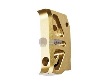COWCOW Technology Tokyo Marui Hi Capa Trigger T2 (CNC Aluminum, Compatible with 1911) - Gold 1
