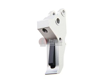 COWCOW Technology AluminiumTactical Trigger Tokyo Marui M&P9 GBB Pistol - Silver