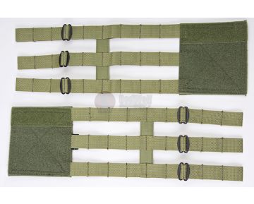 Crye Precision (By ZShot) Adaptive Vest System (AVS) 3-Band Skeletal Cummerbund (L Size / Ranger Green)