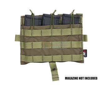 Crye Precision (By ZShot) AVS / JPC Molle Front Flap w/ Flat M4 Pouches (Ranger Green)